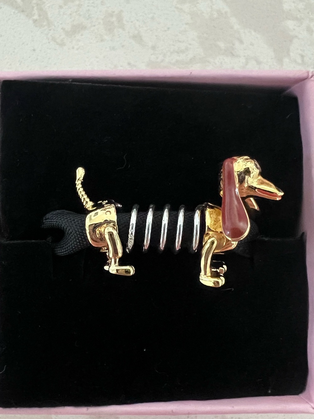 Pandora Gold and Silver Pixar Disney Slinky Dog Charm - Picture 5 of 12